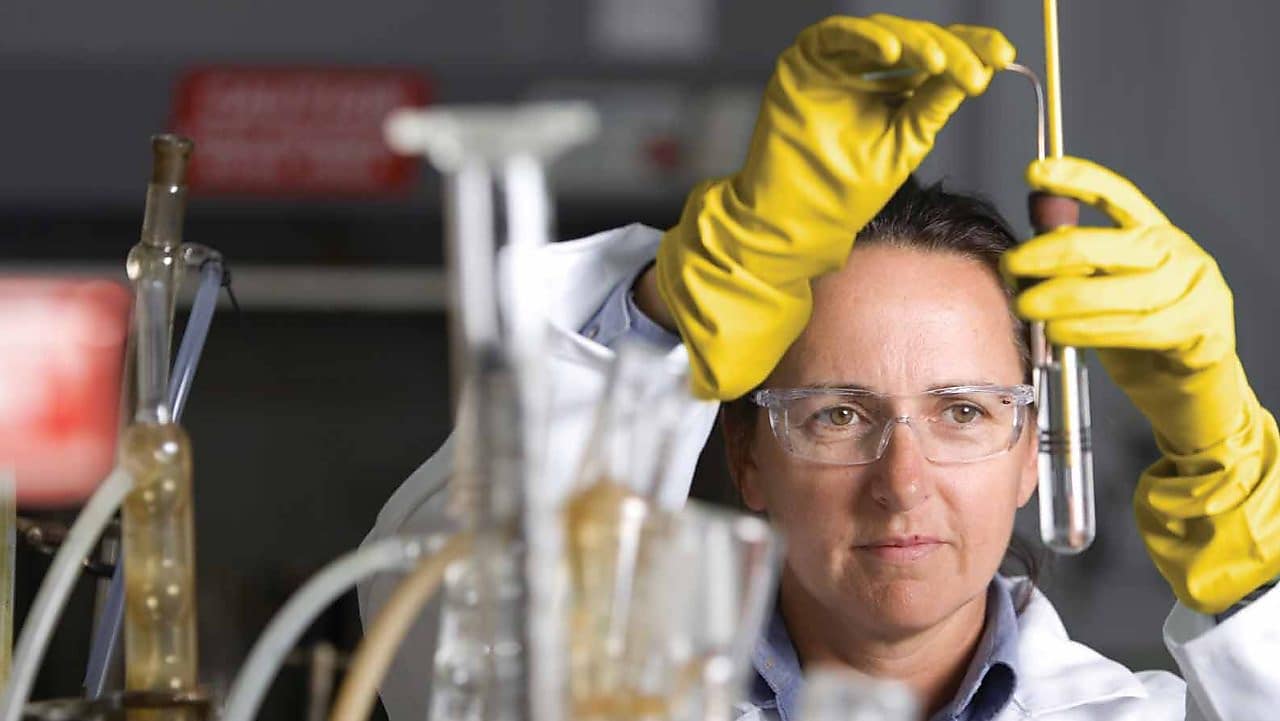Scientist working in a laboratory